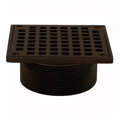 Jones Stephens Oil Rubbed Bronze 3-1/2 inch Metal Spud with 5inch Square StrainerD6096RB