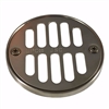 Jones Stephens 3.3 inch Brushed Nickel Replacement Strainer for 2 inch Code Blue Shower Drains