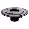 Jones Stephens 3" No Hub Heavy Duty Drain Body with 10-1/2" Pan and 1/2" Primer Tapped - 3-1/2" Height D80090