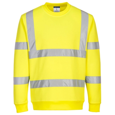 Portwest Eco Hi-Vis Sweatshirt Yellow EC13