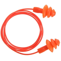 Portwest Reusable Corded TPR Ear Plug (50 pairs) Orange EP04