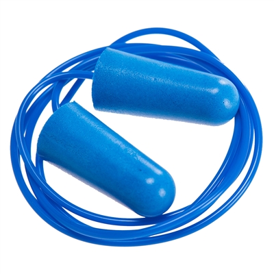 Portwest Detectable Corded PU Ear Plugs (200 pairs) Blue EP30