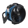 XPOWER FC-150B Dual Power Corded/Cordless Rechargeable Brushless DC Motor Whole Room Air Circulator Blue