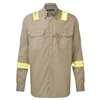 Portwest Bizflame 88/12 FR Taped Shirt Khaki FR706KHR