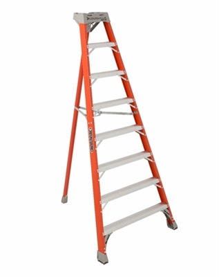 Louisville Ladder Type IA 10 Foot Fiberglass 300lb Load Capacity Step Ladder FT1510