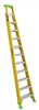Louisville Ladder 12-Foot Fiberglass Cross-Step Ladder Type IAA 375-Pound Load Capacity FXS1412HD