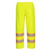 Portwest Hi-Vis Contrast Tape Rain Pants Yellow H447