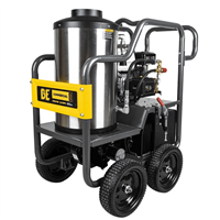 BE Pressure 2,700 PSI - 2.8 GPM Hot Water Pressure Washer with Honda GX200 Engine and General Triplex Pump HW2765HG