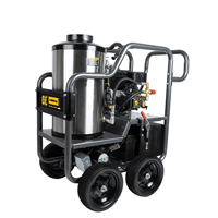 BE Pressure 2,700 PSI - 3.0 GPM Hot Water Pressure Washer with Vanguard 200 Engine and AR Triplex Pump HW2765VA