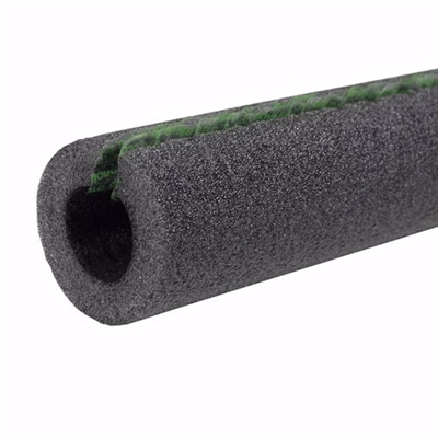 Jones Stephens 2-5/8" ID (2-1/2" CTS) Self-Sealing Black Polyethylene Foam Pipe Insulation, 1/2" Wall Thickness, 60 ft. per Carton I53258