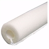 Jones Stephens 7/8" ID (3/4" CTS 1/2" IPS) Self-Sealing White Polyethylene Foam Pipe Insulation, 1/2" Wall Thickness, 240 ft. per Carton I53078W