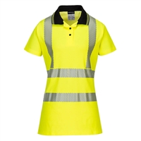 Portwest Women's Pro Polo Shirt Yellow/Black LW72