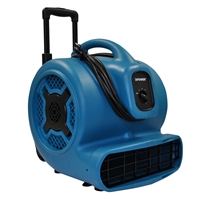 XPower P-830H 1 HP Air Mover with Telescopic Handle and Wheels