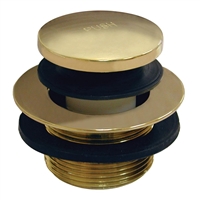 Jones Stephens 1-1/2 in. Polished Brass PVD Toe Touch Tub Drain P35073