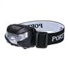 Portwest USB Rechargeable Head Lamp Black PA71