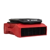 XPOWER PL-700A Professional Low Profile Air Mover (1/3 HP) Red