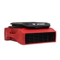 XPOWER PL-700A Professional Low Profile Air Mover (1/3 HP) Red