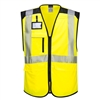 Portwest PW3 Hi-Vis Executive Vest Yellow/Black PW309