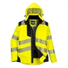 Portwest PW3 Hi-Vis Women's Winter Jacket Yellow/Black PW382