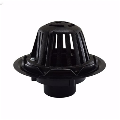 Jones Stephens 4" ABS Roof Drain with Cast Iron Dome R18008