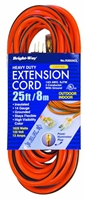 Bright-Way 25 ft Lighted End Indoor/Outdoor Extension Cord Grounded R3025CL