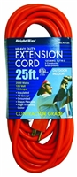 Bright-Way 25 ft Super Heavy-Duty Outdoor Extension Cord Grounded R3125