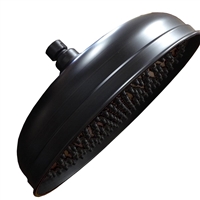 Jones Stephens 10 in. Round Pan-Style Rain Shower Head With Rubber Tips S01096RB