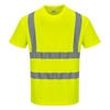 Portwest Cotton Comfort Short Sleeved T-Shirt Yellow S170