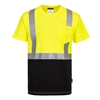 Portwest Nashville Two-Tone T-Shirt Yellow/Black S358
