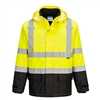 Portwest Hi Vis 3-in-1 Contrast Jacket Yellow/Black S362YBR