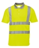 Portwest Hi-Vis Short Sleeved Polo Yellow S477