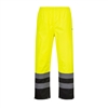 Portwest Hi-Vis Rain Pants Yellow/Black S587