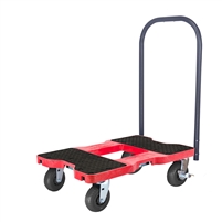 Snap-Loc 1,600 lb Extreme-Duty E-Track Push Cart Dolly Red SL1600P6R