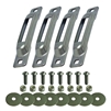 Snap-Loc Black Snap-Loc Stainless E-Track Single Strap Anchor w/Allen Screws SLSS4FA Pack of 4