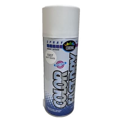 Corona Aero Spray Paint White Matte (13.52 oz) SP-1B1007 Case of 12