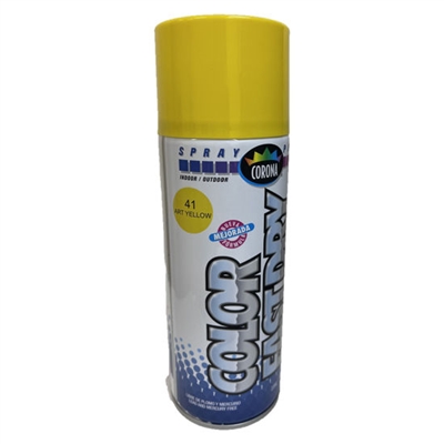Corona Spray Paint Art Yellow (13.52 oz) SP-1B41 Case of 12
