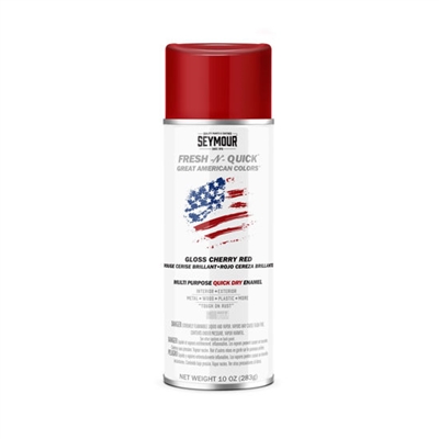 Seymour Fresh-N-Quick Multi-Purpose Spray Paint Cherry Red (10 oz) SP-RC Case of 6