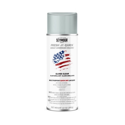 Seymour Fresh-N-Quick Multi-Purpose Spray Paint Gloss Clear (10 oz) SP-SJ Case of 6