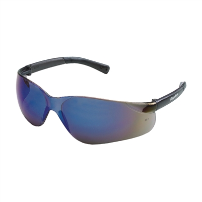 Safety Works Outdoor Rimless Black Temple Blue Mirrored Lens Safety Glasses SWX00298 Case of 12