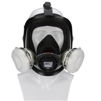 Safety Works Paint & Pesticide Respirator, Full Facepiece SWX00327 Case of 2