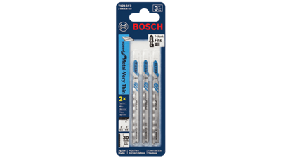 BOSCH 3 pc. 3-5/8 In. 30 TPI Speed for Metal T-Shank Jig Saw Blades T121GF3
