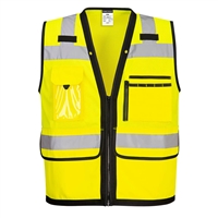 Portwest Heavy Duty Surveyor Vest Yellow US378